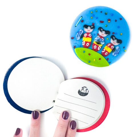 Fused Glass Mini Notebook