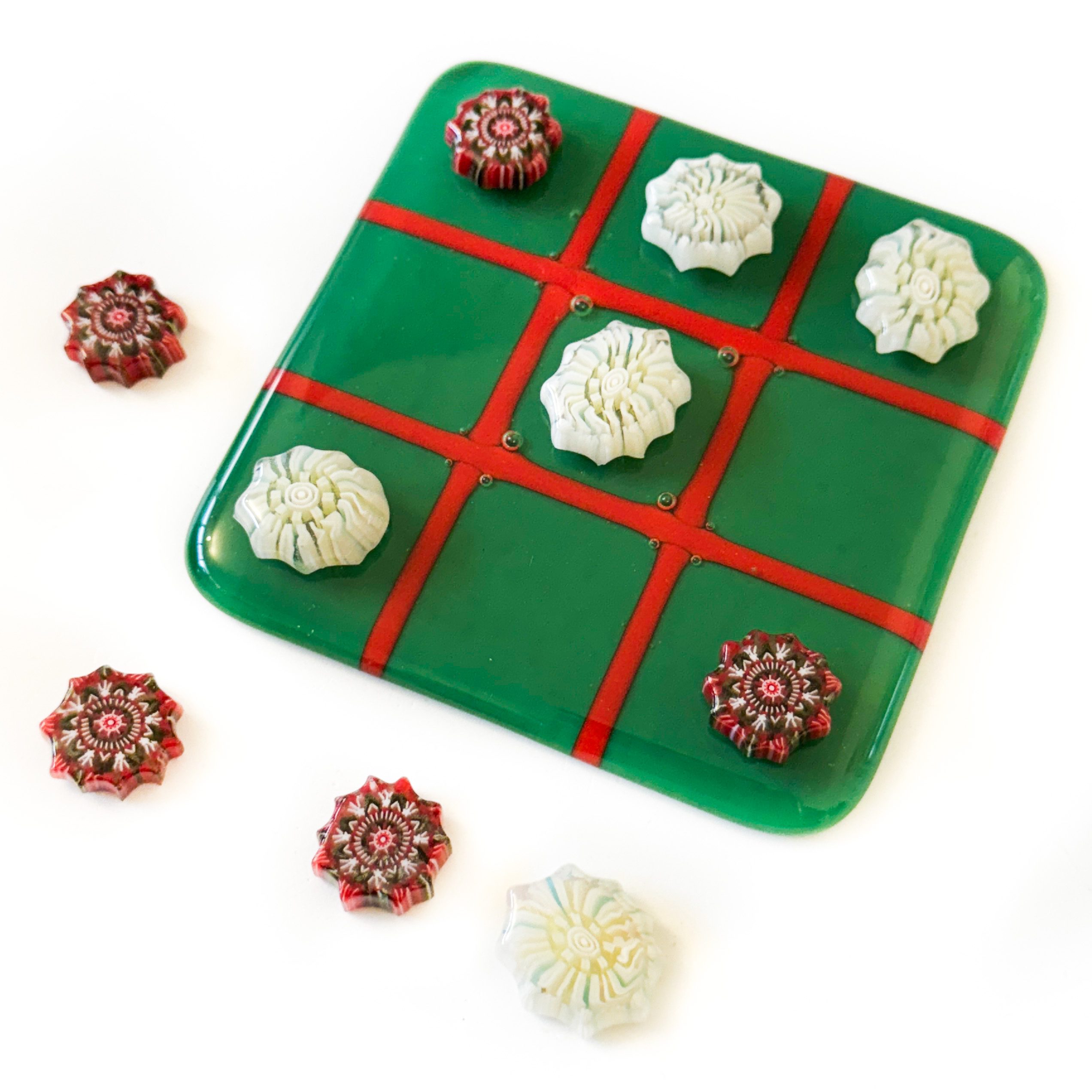 Fused Glass Tic Tac Toe