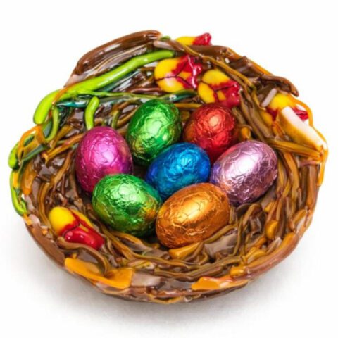 Fused Glass Tulip Nest