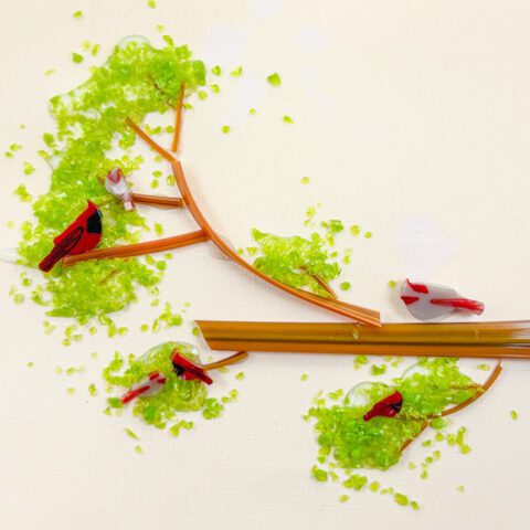 Murrine - Mix Size - Cardinals - 90COE