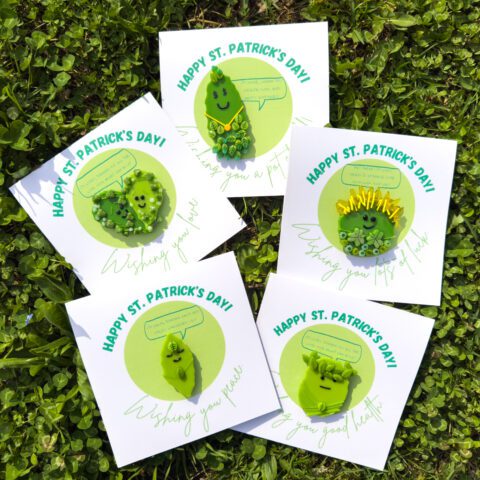 Fused Glass St. Patrick’s Day Greeting Cards