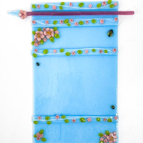 Fused Glass Fountain Pen Writing Set