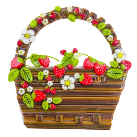 Fused Glass Strawberry Collection