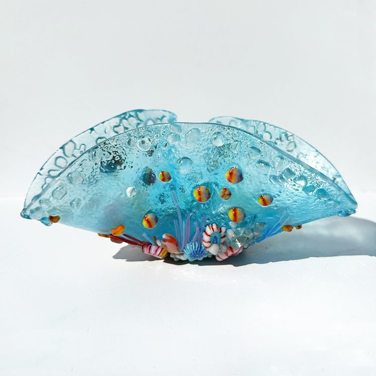 Fused Glass Aquarium Bowl