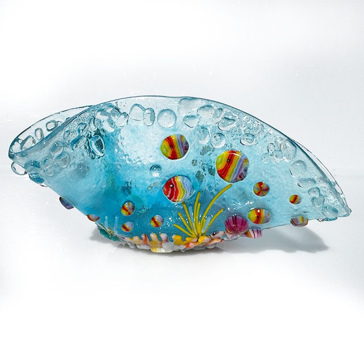 Fused Glass Aquarium Bowl