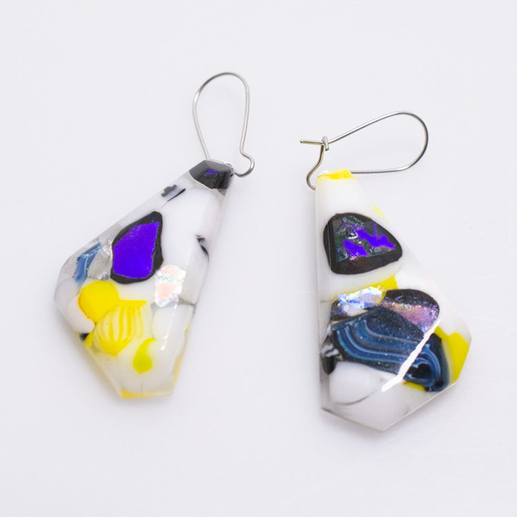 Fused Glass Abstract Jewelry - Image 7