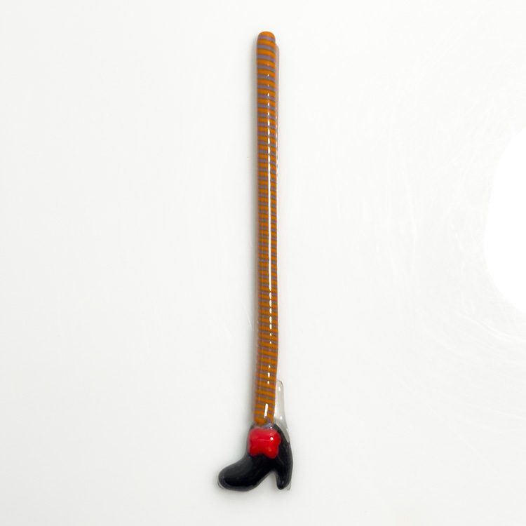 Fused Glass Witch Leg - Image 2