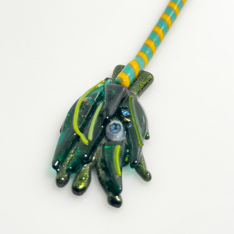 Fused Glass Witch's Broom - Image 4