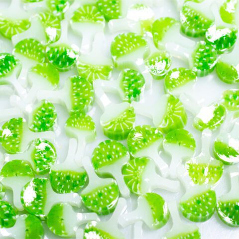 Murrine - Magic Green Mushrooms - 96COE