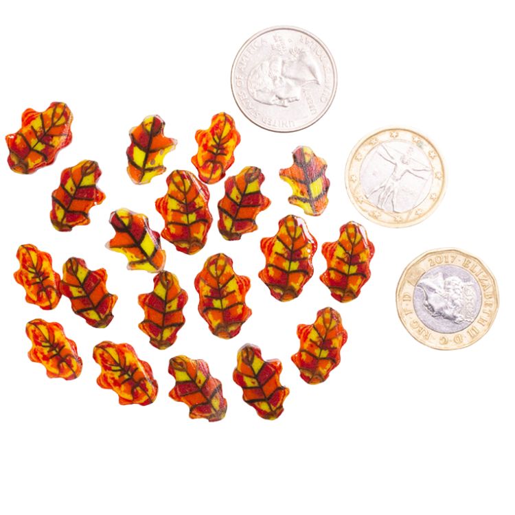 XL Murrine - Autumn Oak Leaves - 96COE
