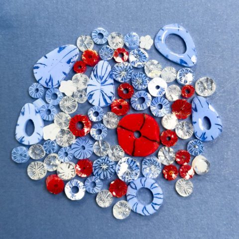 Curious - Red, White, Blue Mix - 96COE - 25g